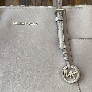 Michael Kors Silver Tote Bag